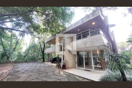 Fachada de casa de condomínio à venda com 6 quartos, 830m² em Jardim Santana, Campinas