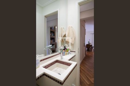 Lavabo de apartamento à venda com 3 quartos, 112m² em Santa Maria, São Caetano do Sul