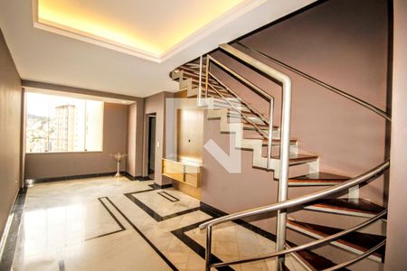 Sala 1 de apartamento à venda com 4 quartos, 166m² em Sion, Belo Horizonte