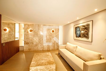 Hall de entrada de apartamento à venda com 4 quartos, 166m² em Sion, Belo Horizonte
