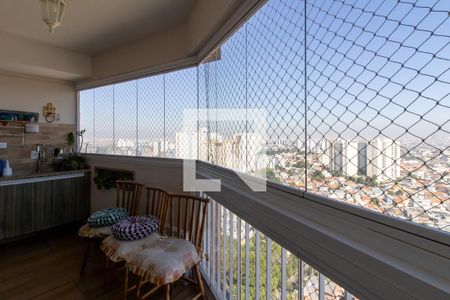Varanda Sala de apartamento à venda com 2 quartos, 82m² em Gopouva, Guarulhos