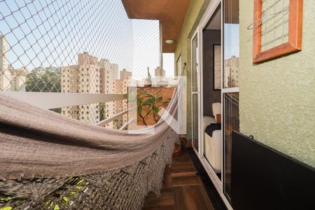 Varanda da Sala de apartamento à venda com 2 quartos, 46m² em Jardim Ampliacao, São Paulo