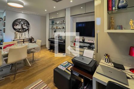 Sala de apartamento à venda com 1 quarto, 73m² em Lourdes, Belo Horizonte