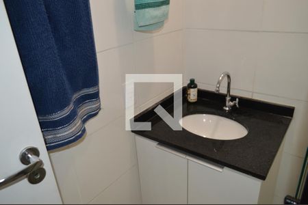 Banheiro de kitnet/studio à venda com 1 quarto, 29m² em Vila Dom Pedro I, São Paulo