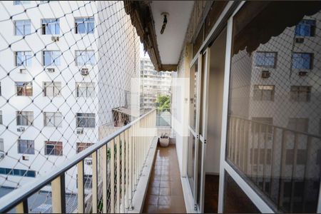 Varanda da Sala de apartamento à venda com 3 quartos, 110m² em Tijuca, Rio de Janeiro