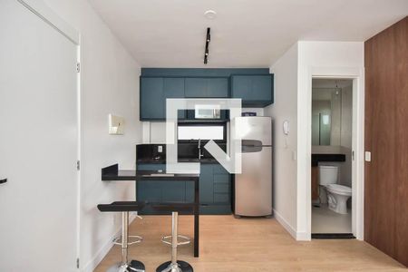 Cozinha de kitnet/studio à venda com 1 quarto, 26m² em Cidade Jardim, São Paulo
