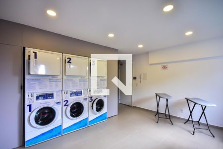 Área comum de kitnet/studio à venda com 1 quarto, 26m² em Cidade Jardim, São Paulo