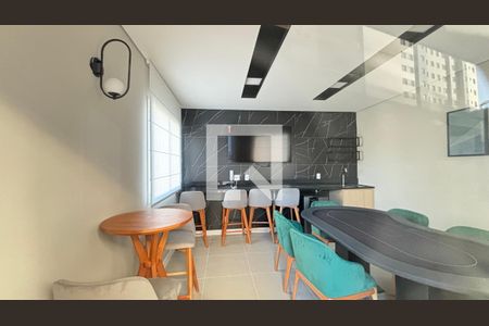 Área comum - Sala de Jagos de apartamento para alugar com 2 quartos, 38m² em Santa Maria, Santo André