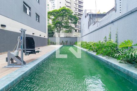 Piscina de apartamento à venda com 1 quarto, 27m² em Campo Belo, São Paulo