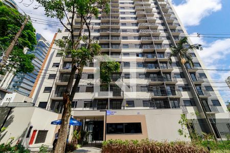 Fachada de apartamento à venda com 1 quarto, 27m² em Campo Belo, São Paulo