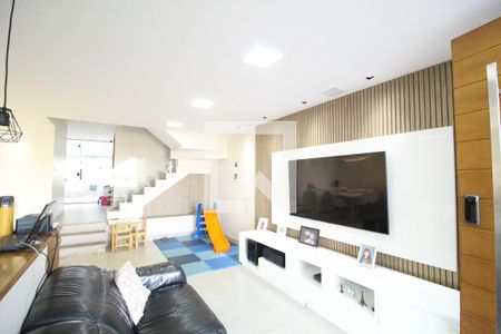 Sala de casa de condomínio à venda com 3 quartos, 219m² em Anil, Rio de Janeiro