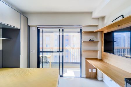 Sala/Quarto de kitnet/studio para alugar com 1 quarto, 25m² em Brooklin, São Paulo