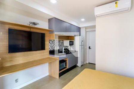 Sala/Quarto de kitnet/studio para alugar com 1 quarto, 25m² em Brooklin, São Paulo