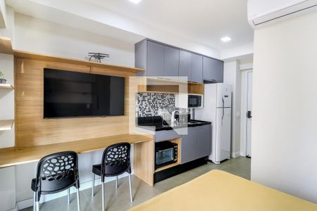 Sala/Quarto de kitnet/studio para alugar com 1 quarto, 25m² em Brooklin, São Paulo