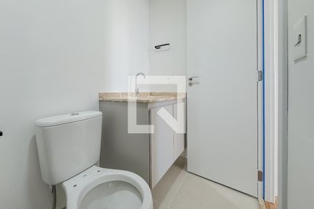 Banheiro da Suíte de apartamento à venda com 1 quarto, 31m² em Vila São José, São Paulo