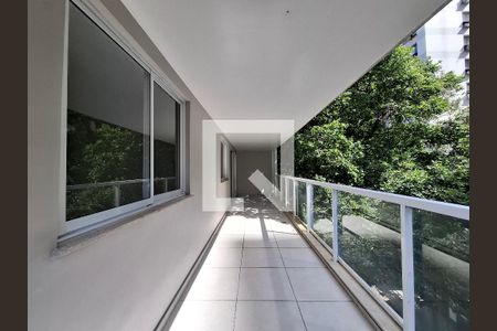 Varanda de apartamento à venda com 3 quartos, 107m² em Laranjeiras, Rio de Janeiro