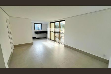 Sala de apartamento à venda com 3 quartos, 88m² em Serra, Belo Horizonte