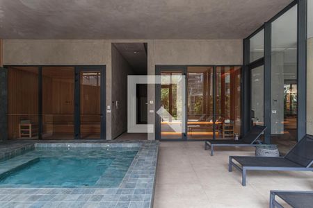 Área comum de kitnet/studio para alugar com 1 quarto, 42m² em Vila Olímpia, São Paulo