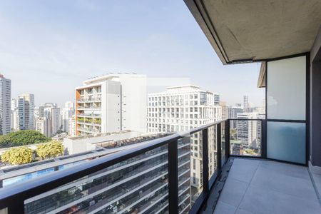Varanda de kitnet/studio para alugar com 1 quarto, 42m² em Vila Olímpia, São Paulo