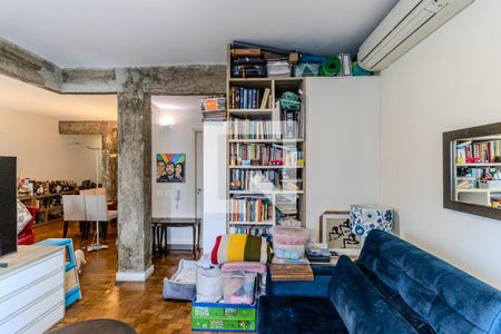 Sala de apartamento à venda com 1 quarto, 117m² em Santa Cecilia, São Paulo