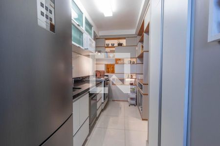 Cozinha de apartamento à venda com 3 quartos, 84m² em Vila da Serra, Nova Lima