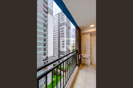 Varanda da Sala de apartamento à venda com 2 quartos, 40m² em Mooca, São Paulo