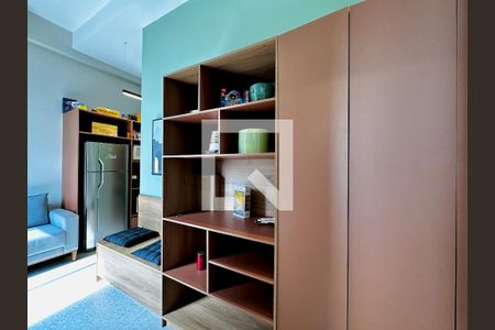 Sala de apartamento à venda com 1 quarto, 34m² em Santo Amaro, São Paulo