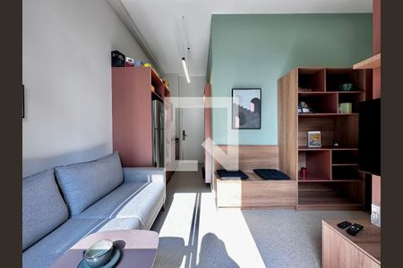 Sala de apartamento à venda com 1 quarto, 34m² em Santo Amaro, São Paulo