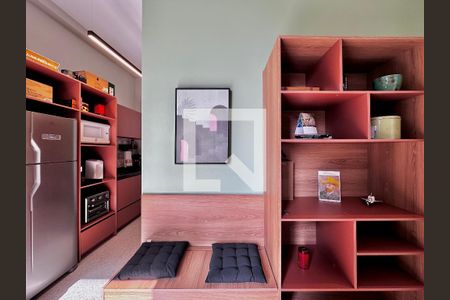 Sala de apartamento à venda com 1 quarto, 34m² em Santo Amaro, São Paulo