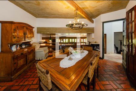 Sala de jantar de casa à venda com 4 quartos, 463m² em Belvedere, Belo Horizonte