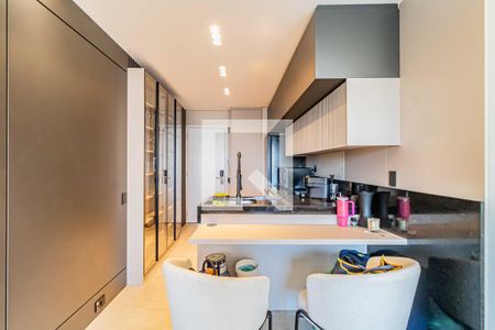 Cozinha de apartamento à venda com 1 quarto, 37m² em Pinheiros, São Paulo