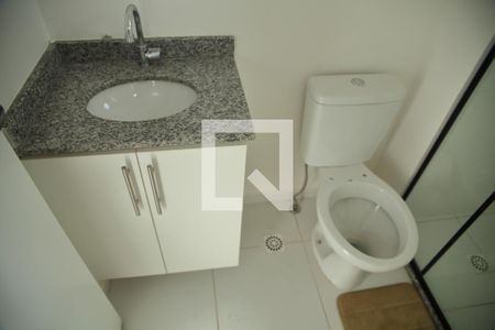 Banheiro de kitnet/studio à venda com 1 quarto, 25m² em Vila Campestre, São Bernardo do Campo