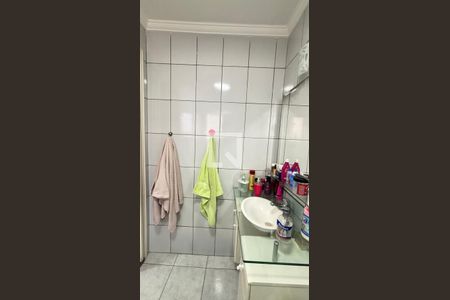 Banheiro da Suíte de apartamento à venda com 2 quartos, 70m² em Parque Erasmo Assunção, Santo André