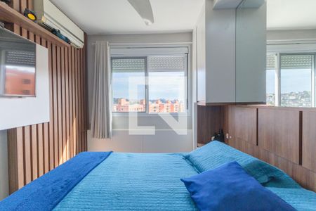 Suíte de apartamento à venda com 3 quartos, 72m² em Jardim Carvalho, Porto Alegre