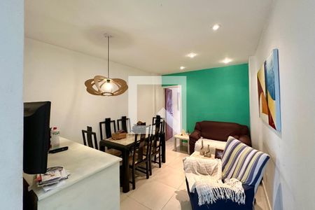 Sala de apartamento à venda com 1 quarto, 42m² em Humaitá, Rio de Janeiro