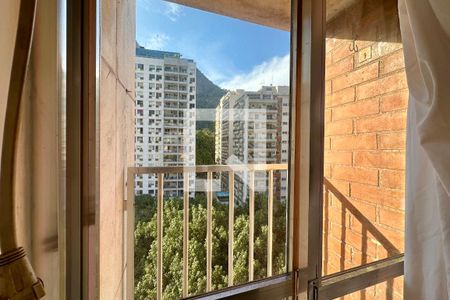 Varanda de apartamento à venda com 1 quarto, 42m² em Humaitá, Rio de Janeiro