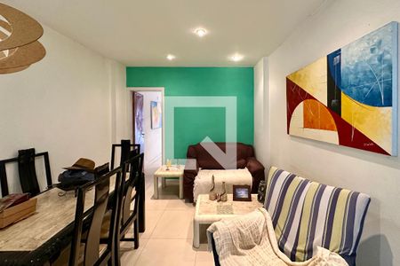 Sala de apartamento à venda com 1 quarto, 42m² em Humaitá, Rio de Janeiro