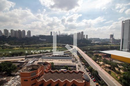 Varanda - Vista de apartamento para alugar com 1 quarto, 27m² em Jardim Caravelas, São Paulo
