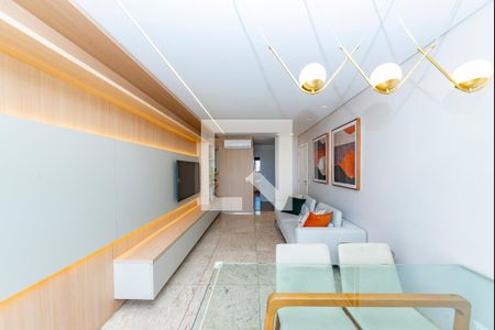 Sala de apartamento à venda com 3 quartos, 85m² em Gutierrez, Belo Horizonte