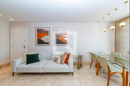 Sala de apartamento à venda com 3 quartos, 85m² em Gutierrez, Belo Horizonte