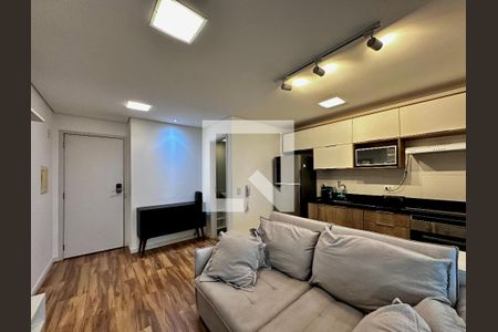 Sala de apartamento para alugar com 1 quarto, 43m² em Campo Belo, São Paulo