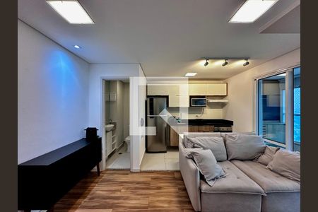 Sala de apartamento para alugar com 1 quarto, 43m² em Campo Belo, São Paulo