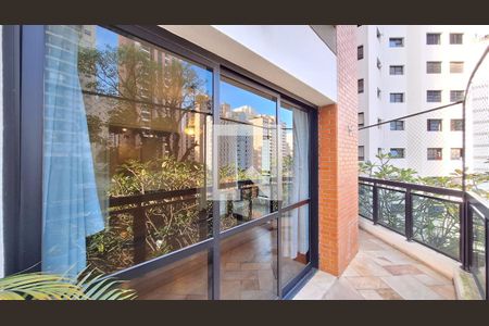 Varanda da Sala de apartamento para alugar com 4 quartos, 173m² em Pompeia, São Paulo