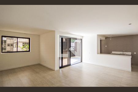 Sala de apartamento à venda com 3 quartos, 124m² em Lourdes, Belo Horizonte