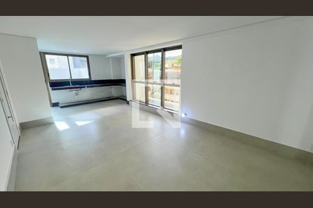 Sala/Cozinha de apartamento à venda com 3 quartos, 164m² em Serra, Belo Horizonte