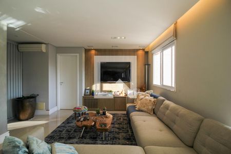 Sala de Estar de apartamento à venda com 3 quartos, 123m² em Vila Congonhas, São Paulo