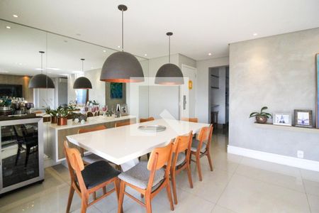 Sala de Jantar de apartamento à venda com 3 quartos, 123m² em Vila Congonhas, São Paulo