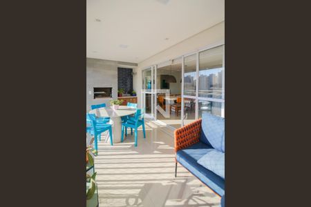 Varanda Sala de Jantar de apartamento à venda com 3 quartos, 123m² em Vila Congonhas, São Paulo