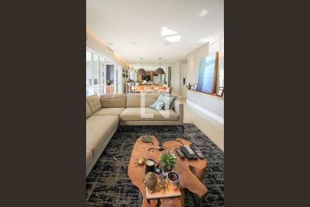 Sala de Estar de apartamento à venda com 3 quartos, 123m² em Vila Congonhas, São Paulo