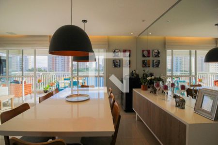 Sala de Jantar de apartamento à venda com 3 quartos, 123m² em Vila Congonhas, São Paulo